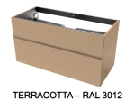 Meuble sous-vasque, finition bois ou couleurs, deux tiroirs à onglet, Largeur 60, 70, 80, 100, 120 et 140 cm, Profondeur 45 cm, Hauteur 55 cm, Stock disponible, LIVRAISON OFFERTE